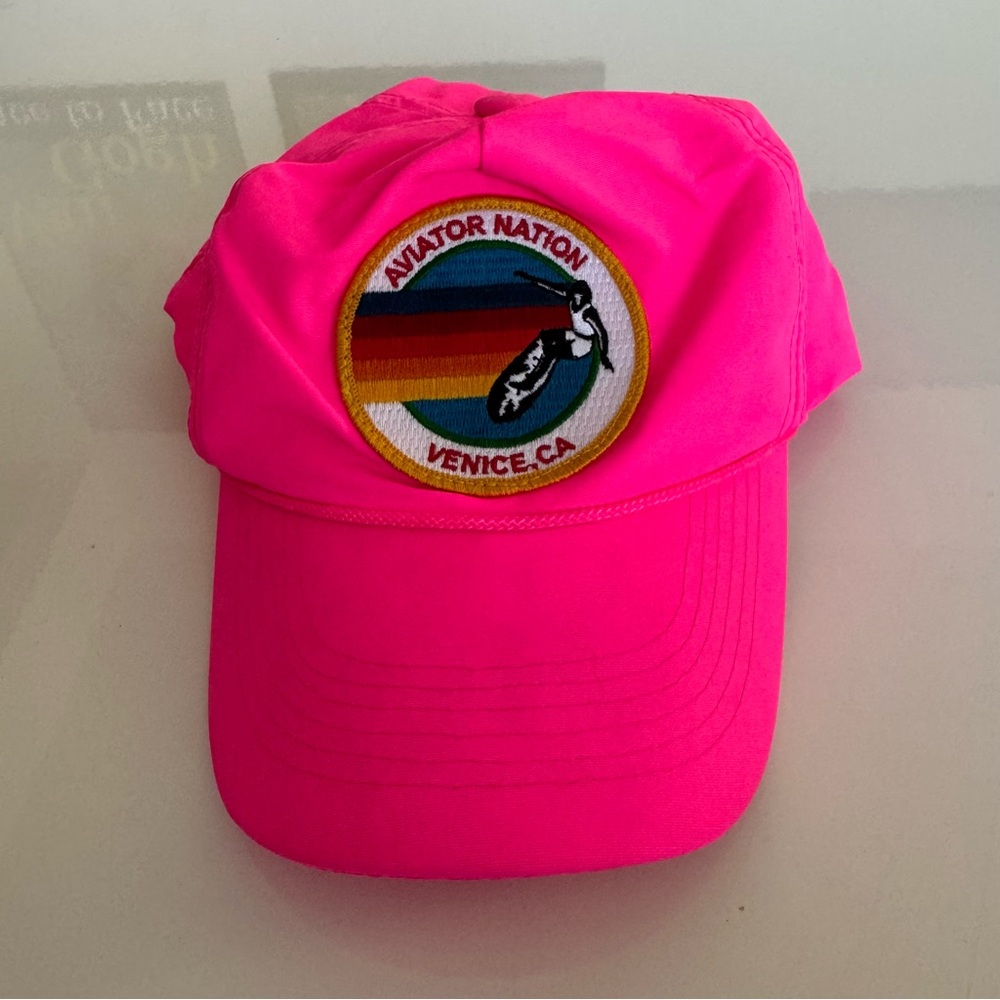 Aviator Nation Pink Cap